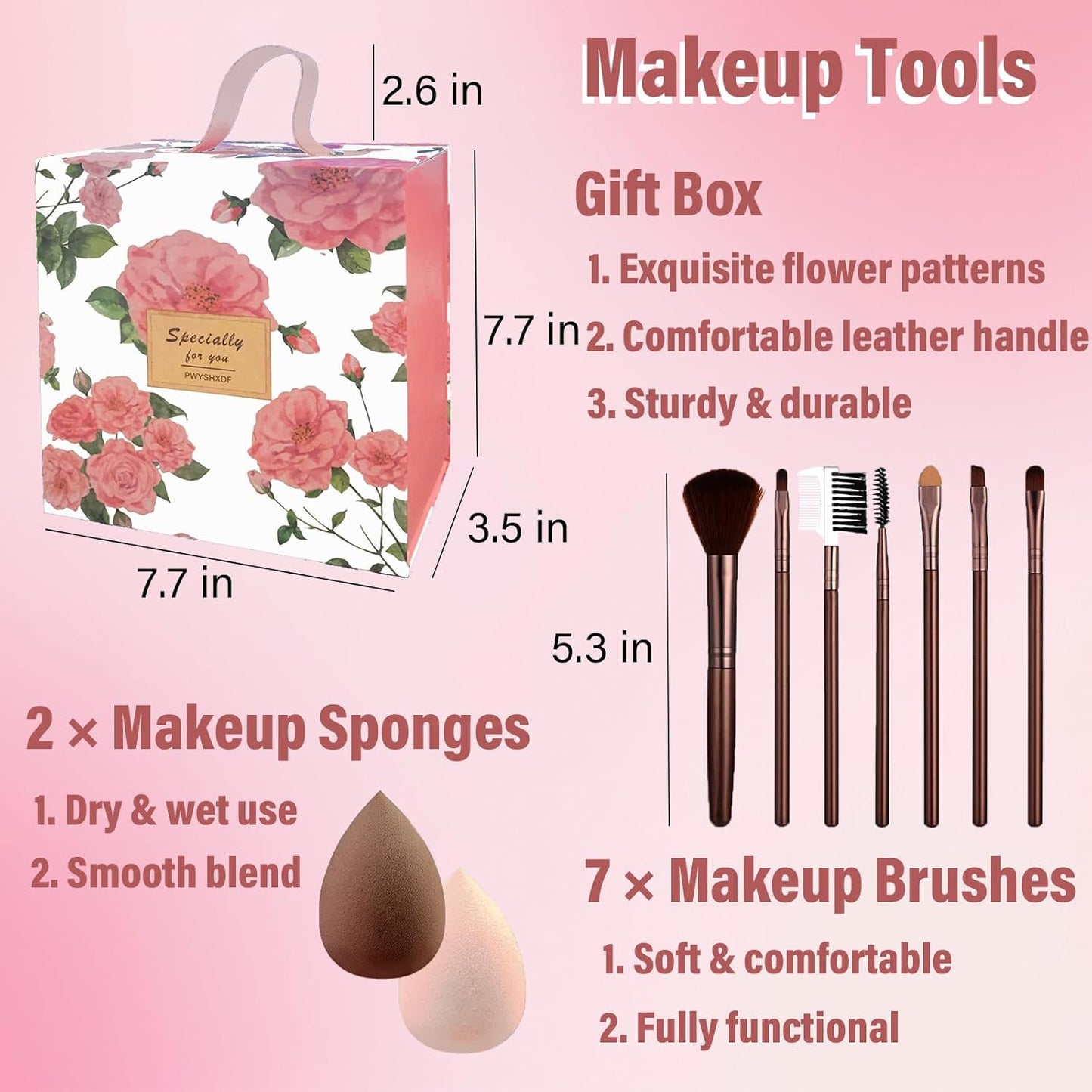 Professional Makeup Set for Women and Teens - Complete Kit with Eyeshadow Palette, Lip Gloss, and Face & Eye Makeup Essentials