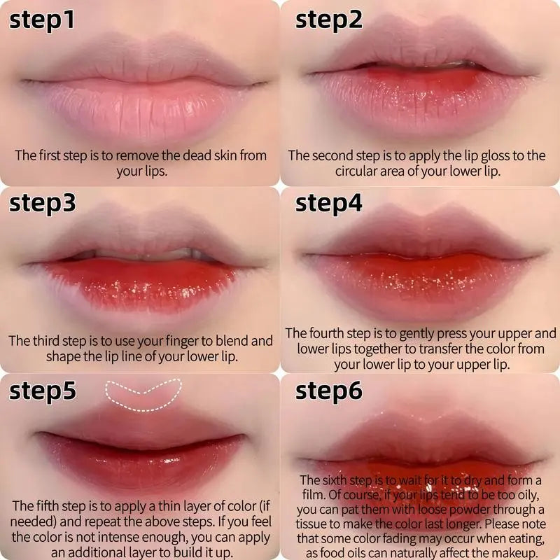Handaiyan 6-Pcs/Set Long-Lasting Matte Pearl Lip Stain Lipstick Cosmetic Combo Kit - Waterproof, Moisturizing, Non-Stick Cup, Nude Makeup, All Skin Types, Ideal Teen Gifts for Daily & Special Occasions