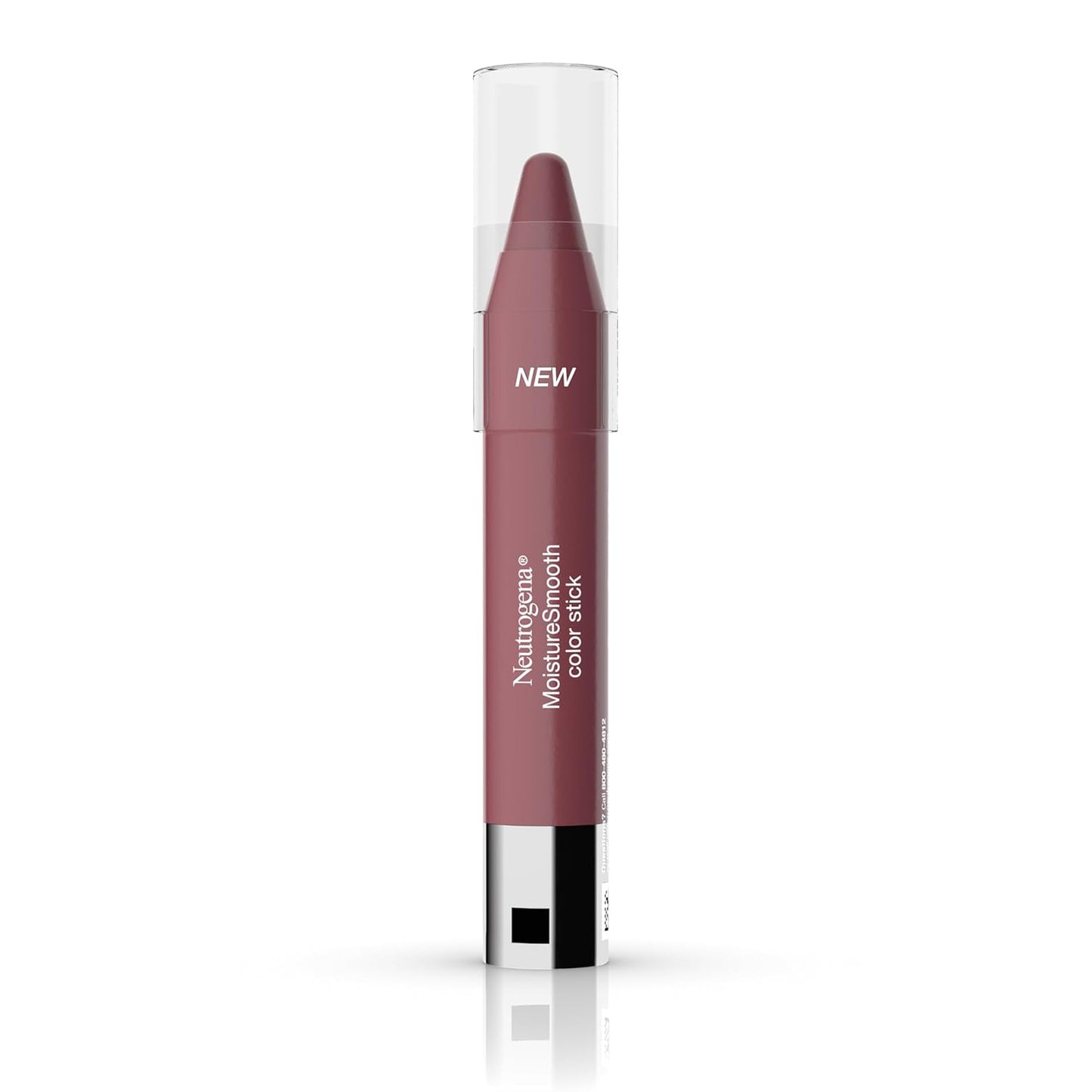 Neutrogena Moisture Smooth Color Stick for Lips - Hydrating Lipstick with Balm-Like Formula, Enriched with Shea Butter and Fruit Extracts, Shade 120 Berry Brown, 0.11 oz (Single Pack)