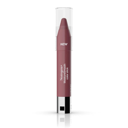 Neutrogena Moisture Smooth Color Stick for Lips - Hydrating Lipstick with Balm-Like Formula, Enriched with Shea Butter and Fruit Extracts, Shade 120 Berry Brown, 0.11 oz (Single Pack)