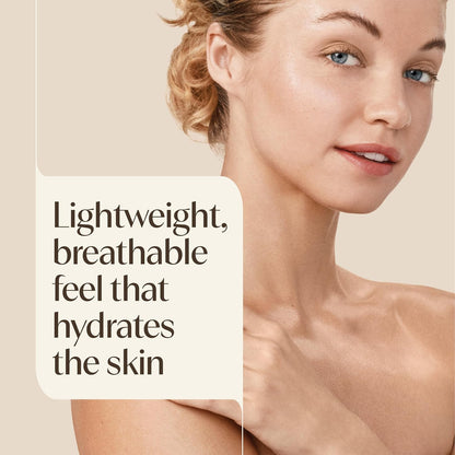 Aveeno Daily Moisturizing Sheer Hydration Fragrance-Free Body Lotion with Prebiotic Oat for Dry Skin, Lightweight and Fast-Absorbing, 48-Hour Moisture, 18 Fl Oz