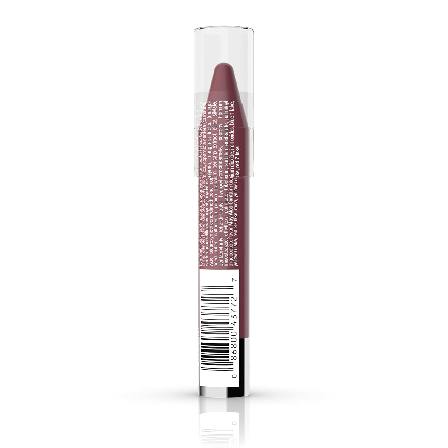 Neutrogena Moisture Smooth Color Stick for Lips - Hydrating Lipstick with Balm-Like Formula, Enriched with Shea Butter and Fruit Extracts, Shade 120 Berry Brown, 0.11 oz (Single Pack)