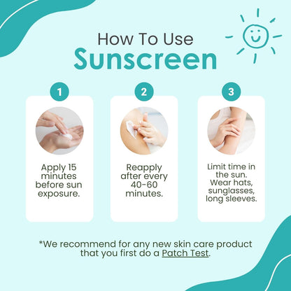 Mineral Sunscreen SPF 50 for Children and Infants - Non-Toxic Zinc Oxide Sunblock for Sensitive Skin, Unscented, Travel Size 3.4 Oz, FSA Eligible