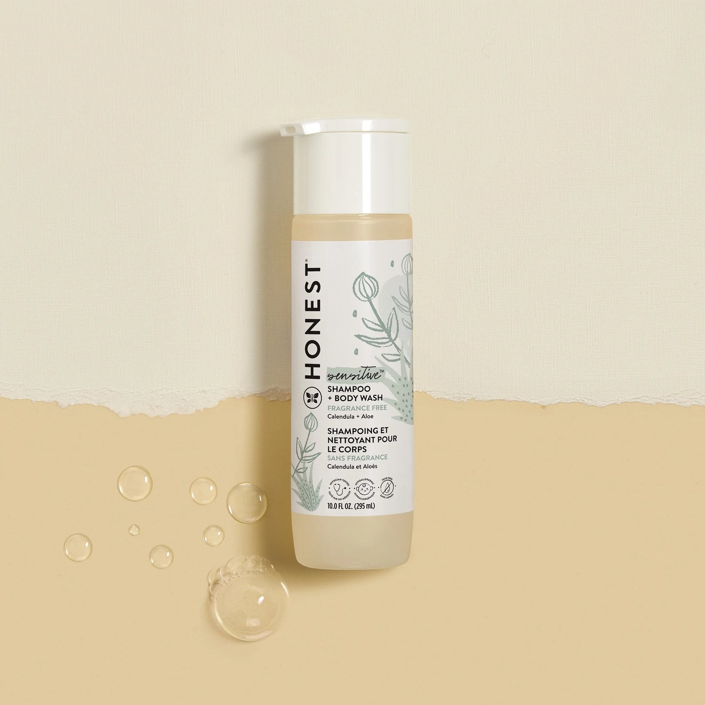 Company Sensitive 2-in-1 Fragrance-Free Shampoo and Body Wash, 10 Fl Oz