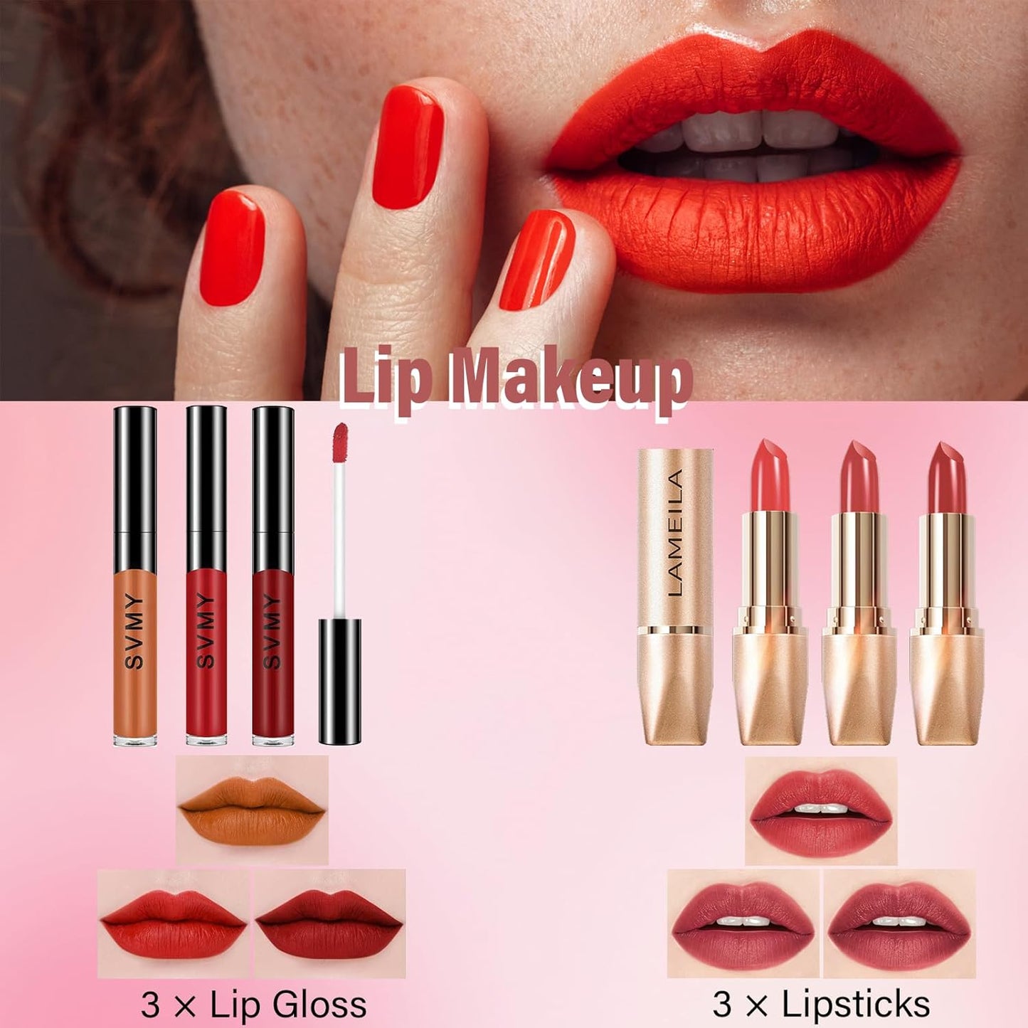 Professional Makeup Set for Women and Teens - Complete Kit with Eyeshadow Palette, Lip Gloss, and Face & Eye Makeup Essentials
