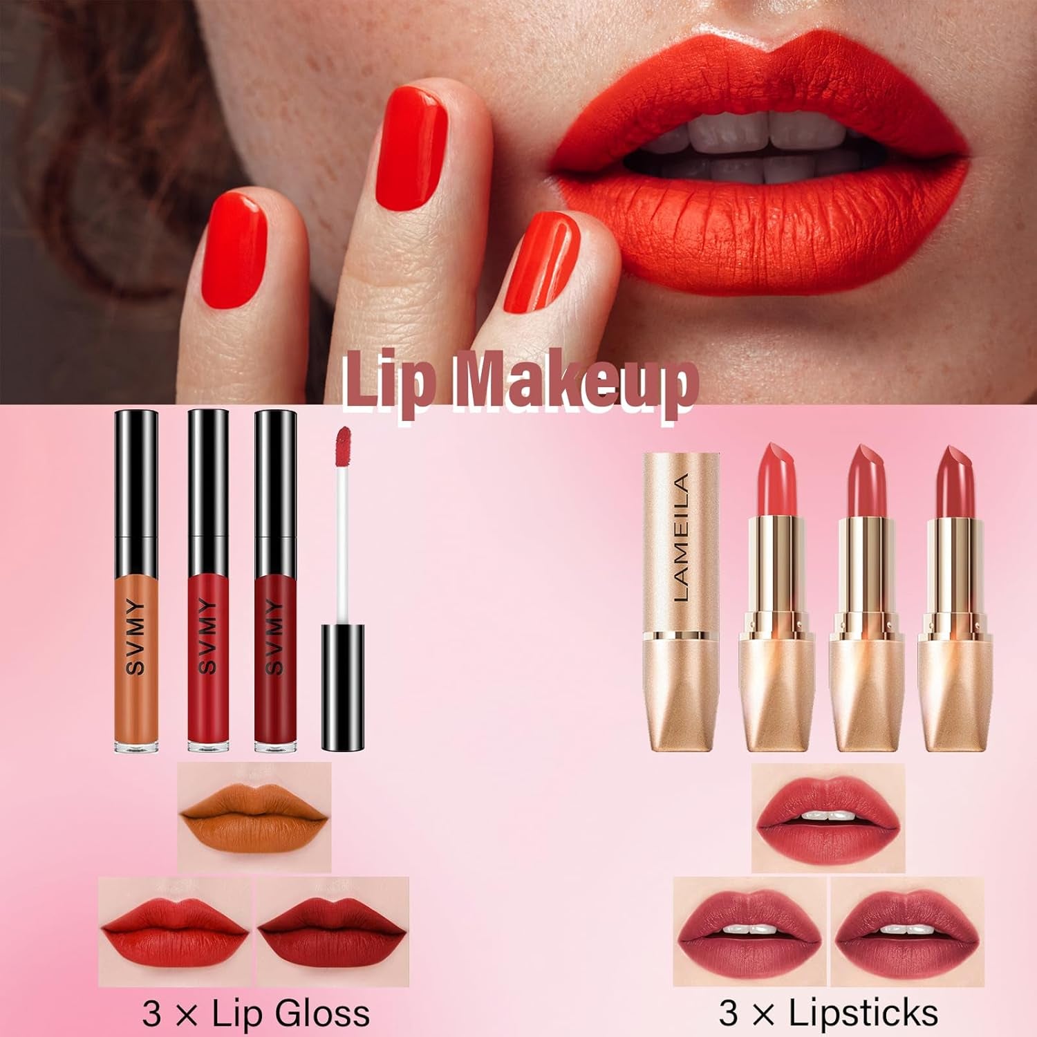 Professional Makeup Set for Women and Teens - Complete Kit with Eyeshadow Palette, Lip Gloss, and Face & Eye Makeup Essentials