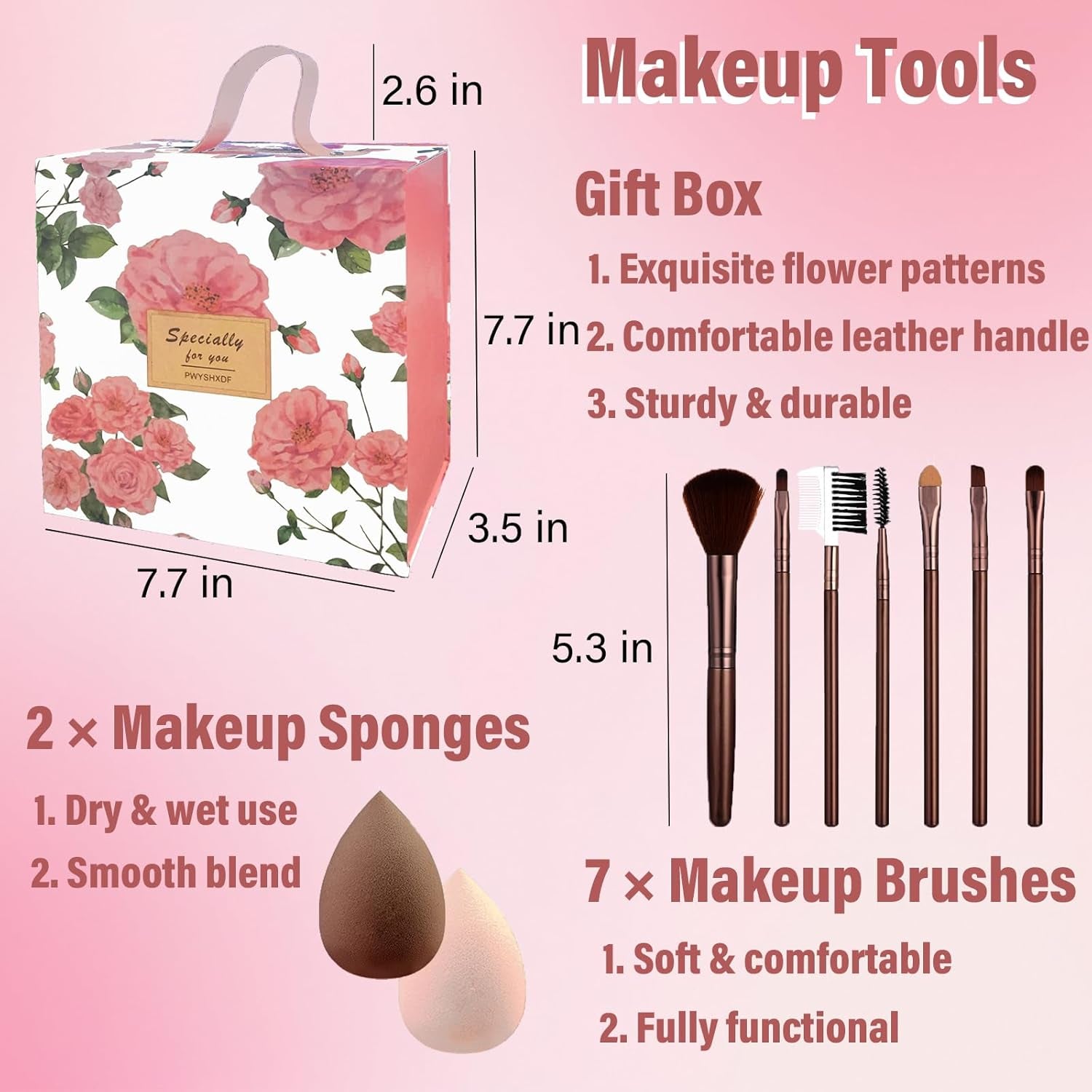 Professional Makeup Set for Women and Teens - Complete Kit with Eyeshadow Palette, Lip Gloss, and Face & Eye Makeup Essentials