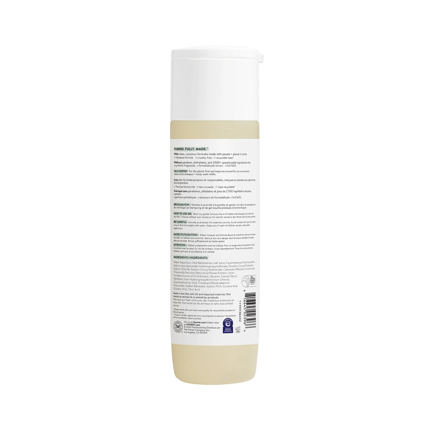 Company Sensitive 2-in-1 Fragrance-Free Shampoo and Body Wash, 10 Fl Oz