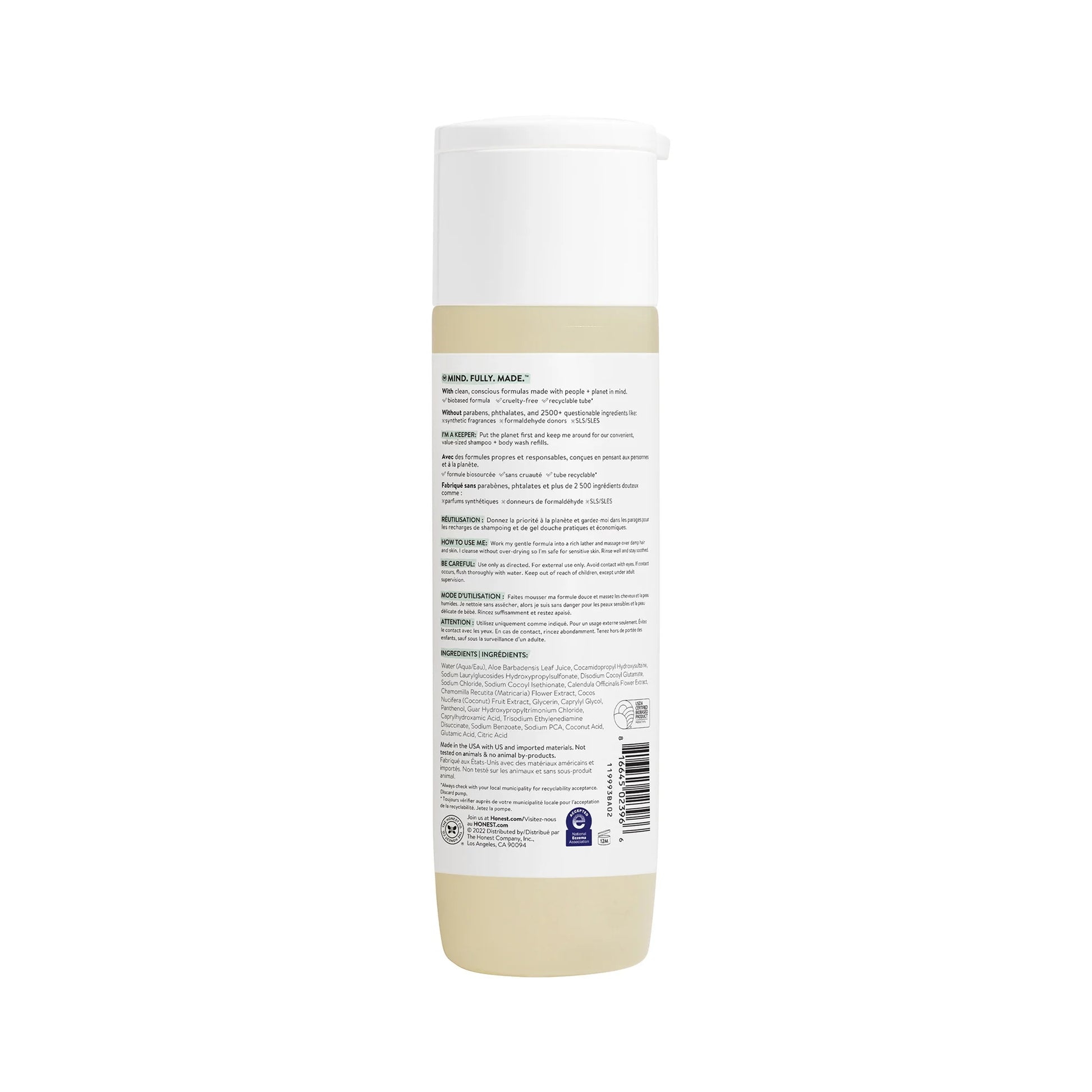 Company Sensitive 2-in-1 Fragrance-Free Shampoo and Body Wash, 10 Fl Oz