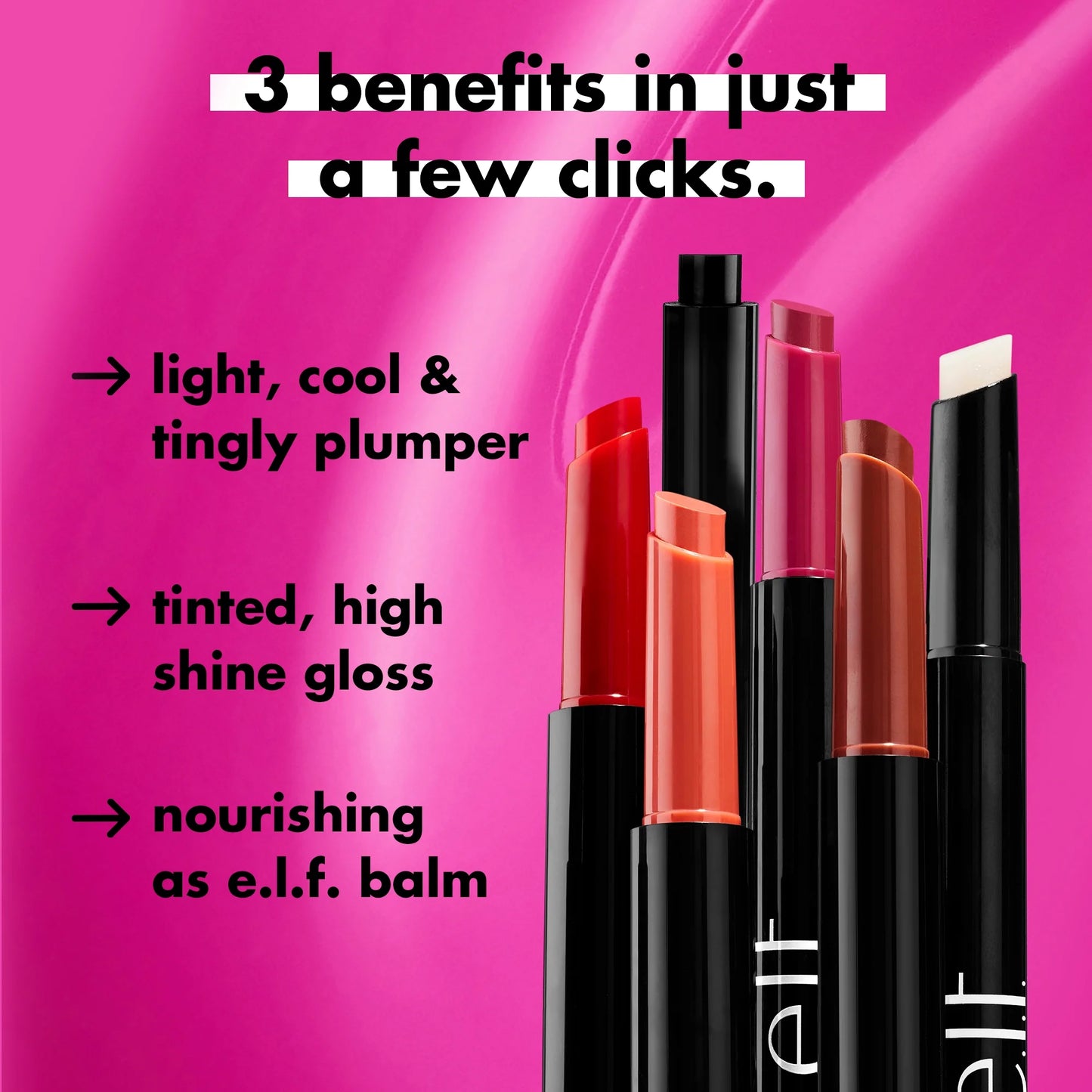 E.L.F. Pout Clout Lip Plumping Pen - Clear, 0.07 oz