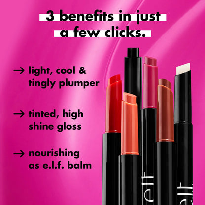 E.L.F. Pout Clout Lip Plumping Pen - Clear, 0.07 oz