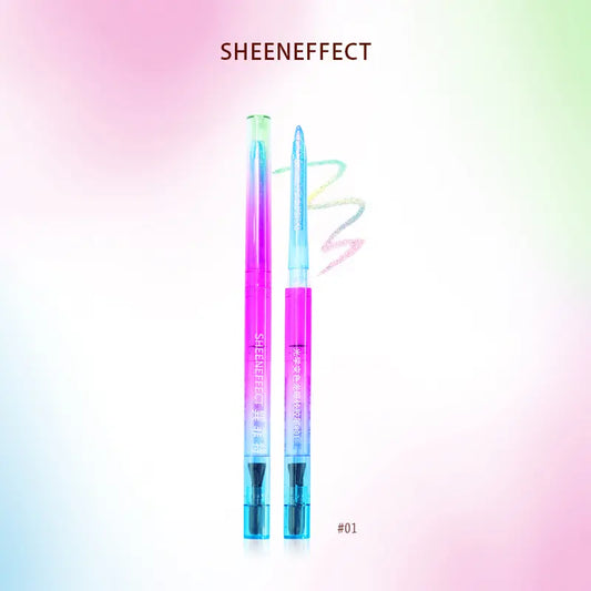 Sheeneffect Multichrome Iridescent Metallic Shimmer Gel Eyeliner - Waterproof, Vegan, Long-Lasting Longwear Eye Liner, Daily & Festival Makeup, Single Item Eyes Cosmetic Gift
